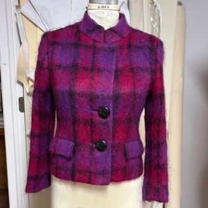 Warm 100% mohair jacket, in excellent condition.